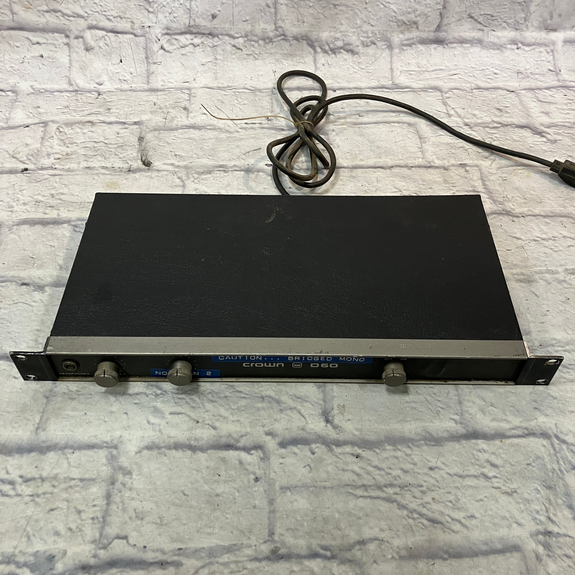 Crown D60 Rackmounted Power Amp