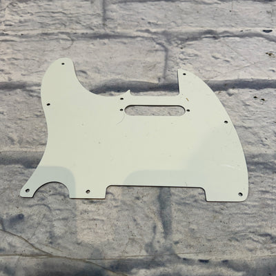 Unknown White Tele Eight Hole Pickguard Pickguard
