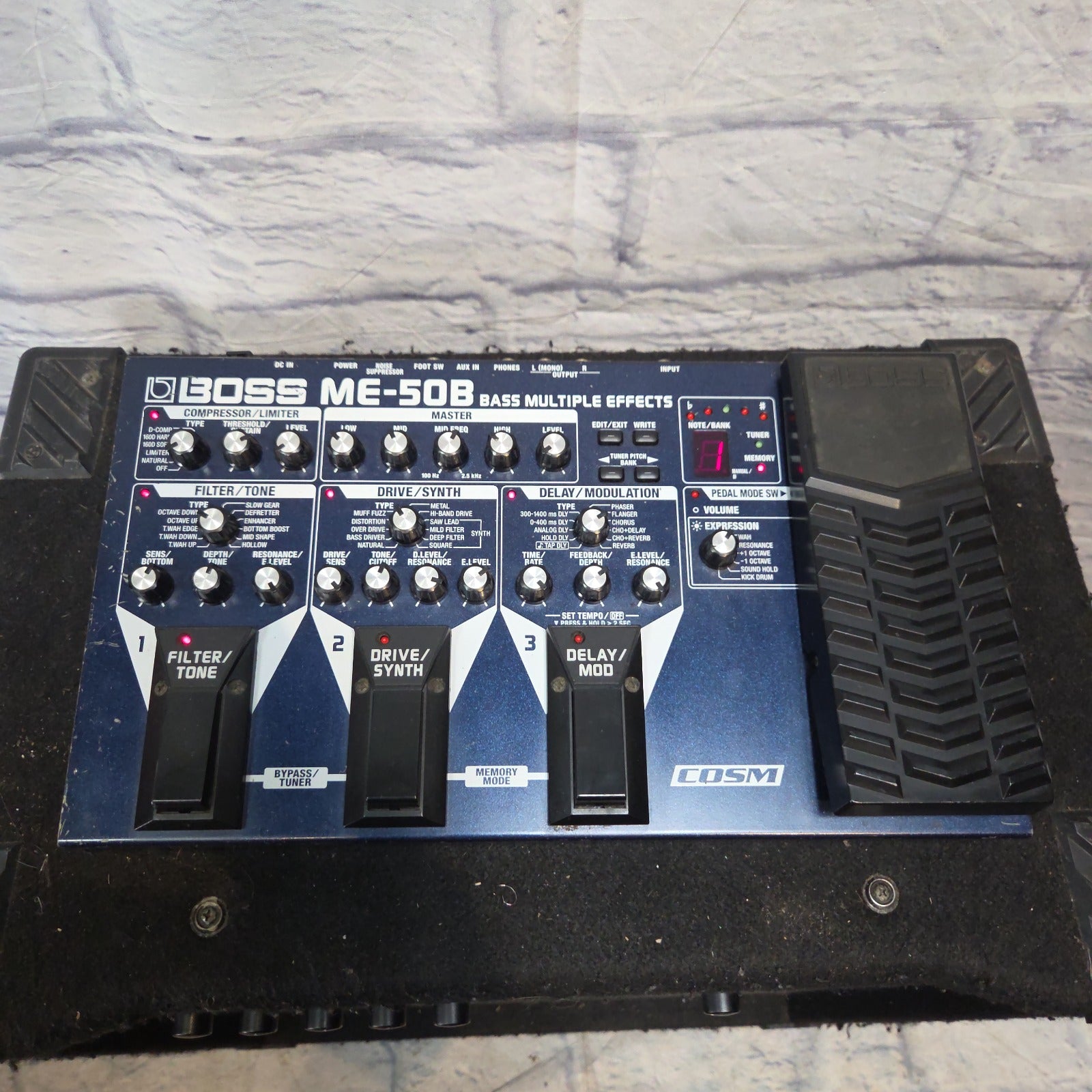 Boss ME-50B Bass Multiple Effects Effects Pedal