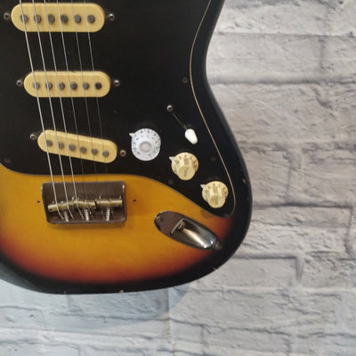 Hondo II Strat Copy Burst Electric Guitar