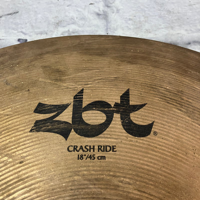 Zildjian ZBT 18 Inch Crash Ride Cymbal