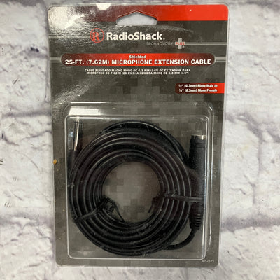 Radio Shack 25ft 1/4f to 1/4m Extension Cable