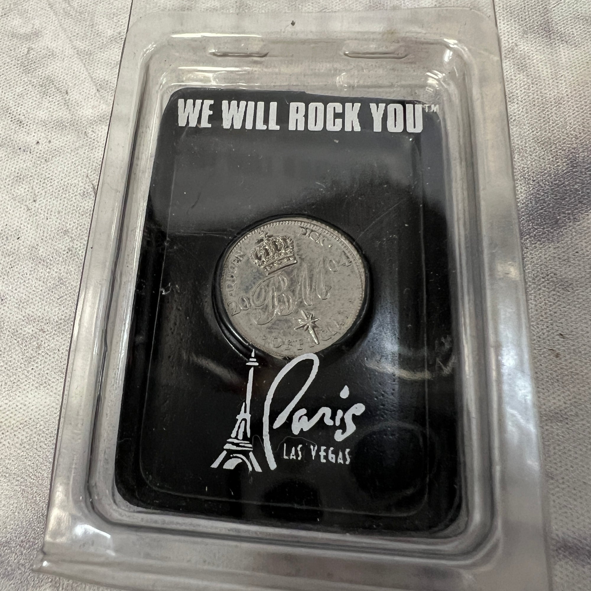 Paris Las Vegas Queen Brian May Sixpence Commemorative Coin