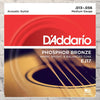 D'Addario EJ17 Medium Phosphor Bronze Acoustic Strings 13-56