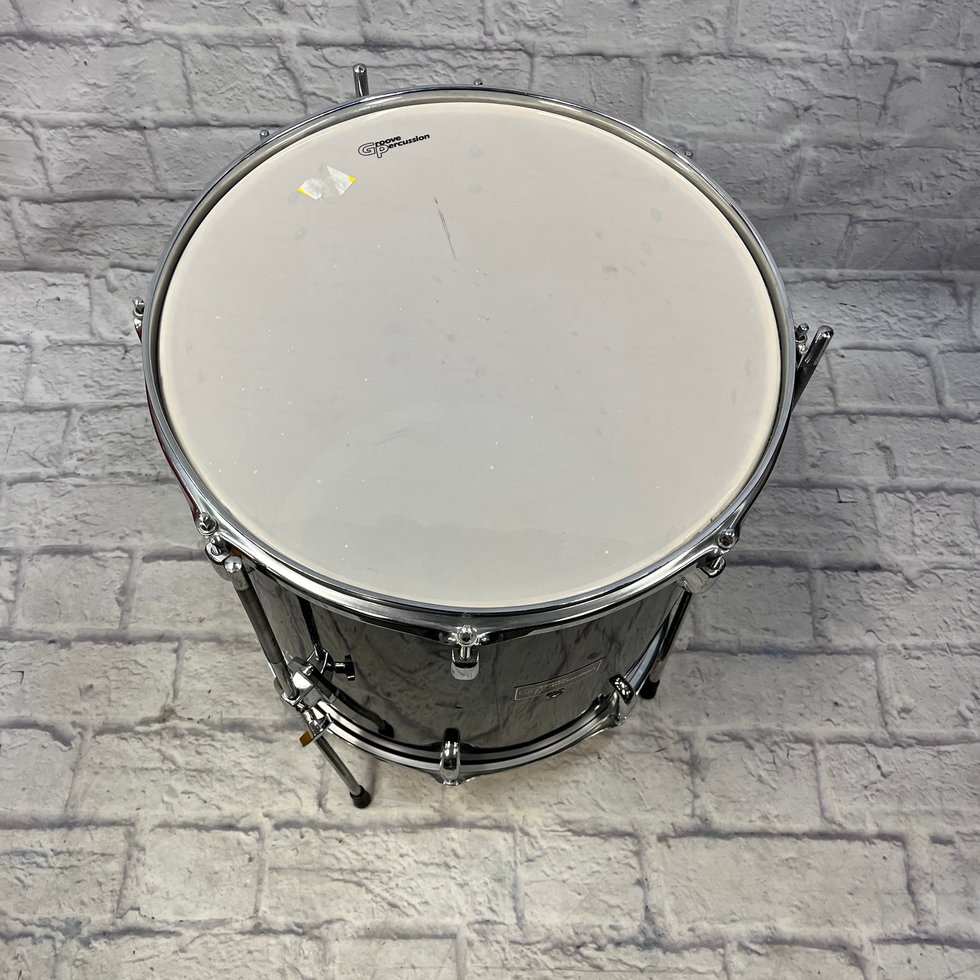 Groove Percussion 16 Black Floor Tom