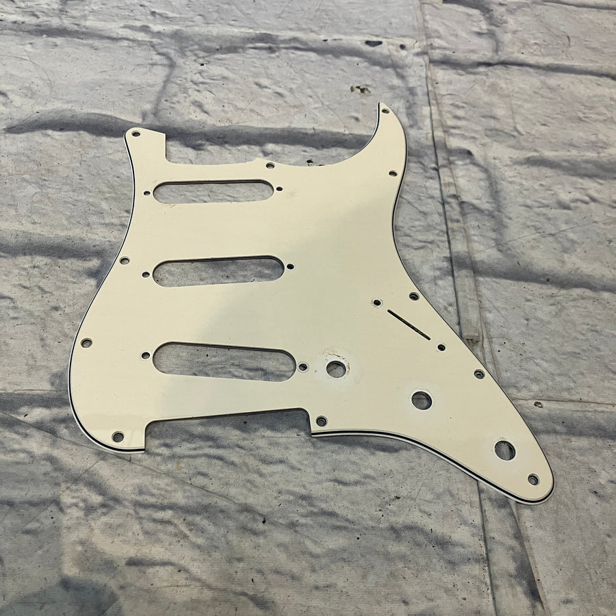 Unknown White Stratocaster Pickguard