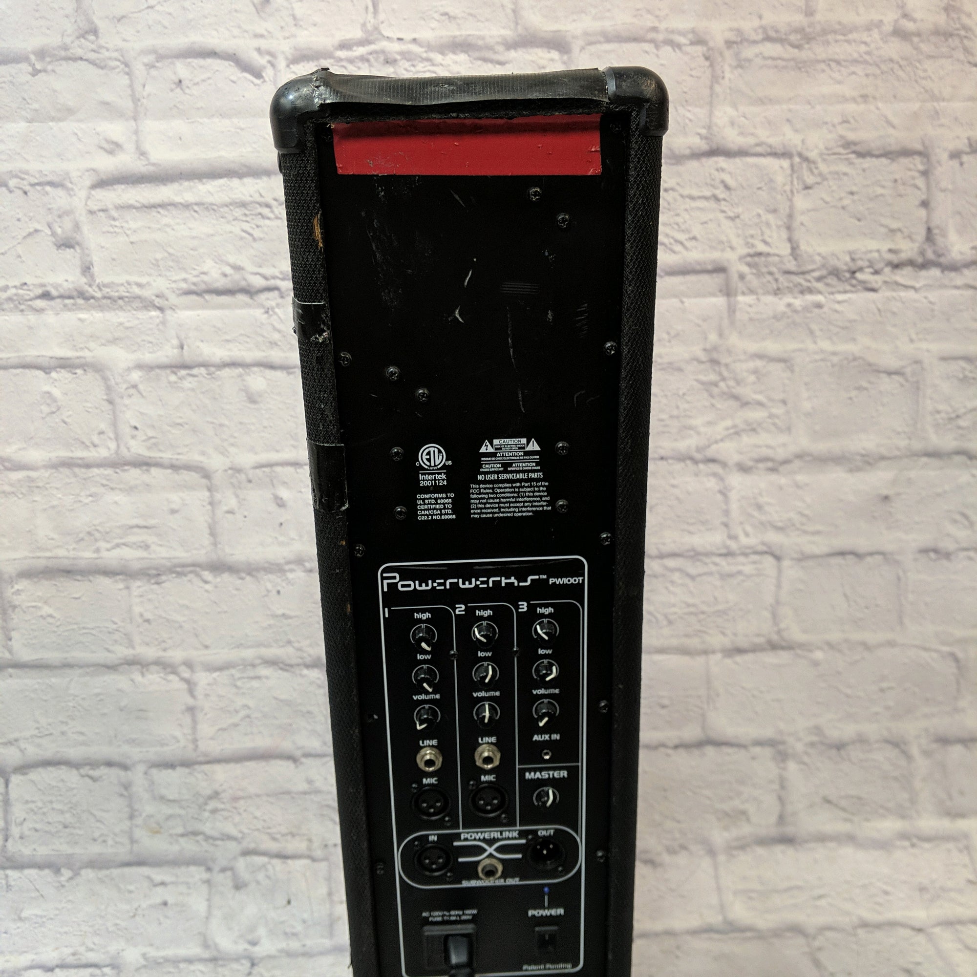 Powerwerks PW100T Personal PA System Powered Speaker