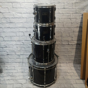 Pearl Export Black Drum Kit and Rack 12 13 16 22