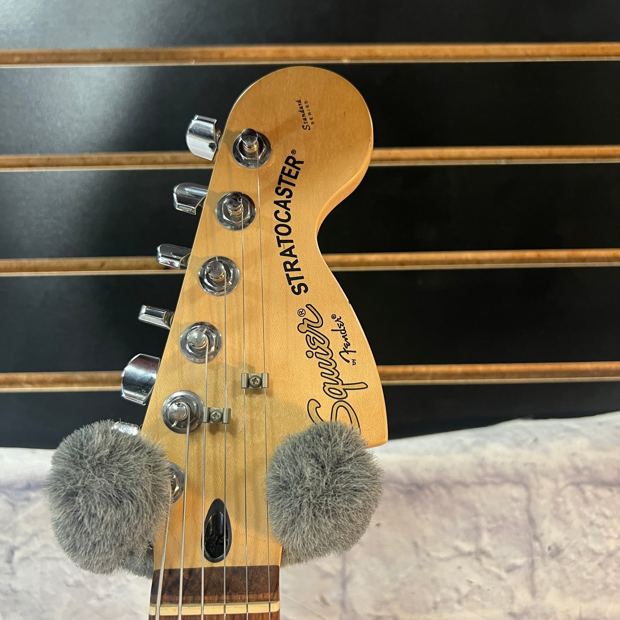 Squier Standard Stratocaster Cherry Burst Upgraded Electric Guitar