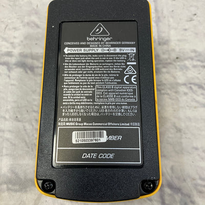 Behringer UC200 Ultra Chorus Pedal