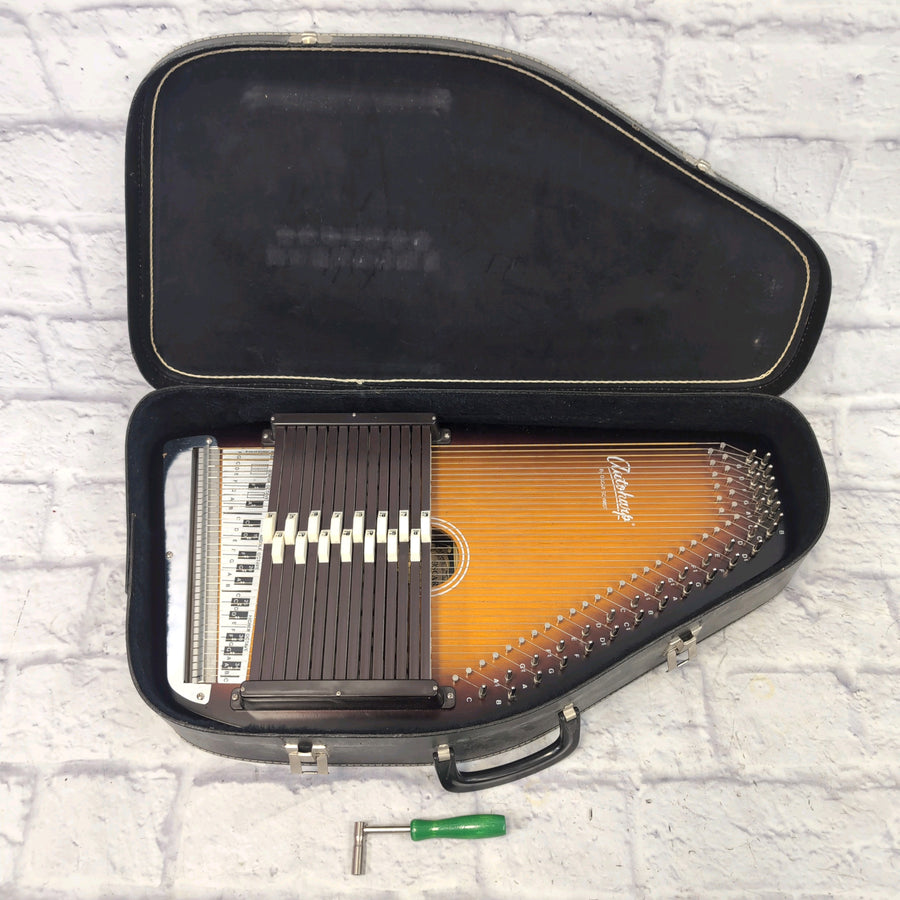 Oscar Schmidt OS-1 Autoharp 100th Anniversary 1979 with Case