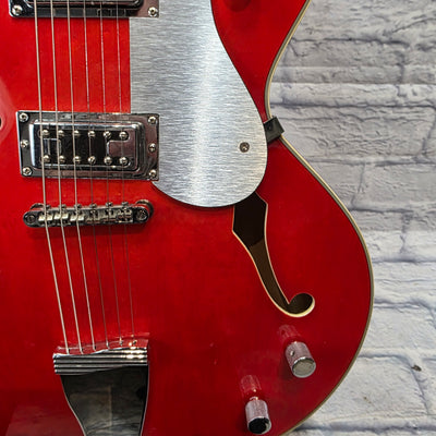 Eastwood Classic 6 Orange With Case Hollow Body Electric