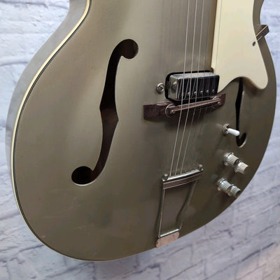 1958 Kay Airline Upbeat 192M Vintage Archtop Electric Guitar - Silver