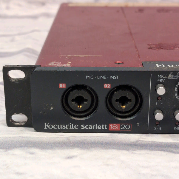 Focusrite Scarlett 18i20 Rackmount Interface - Evolution Music