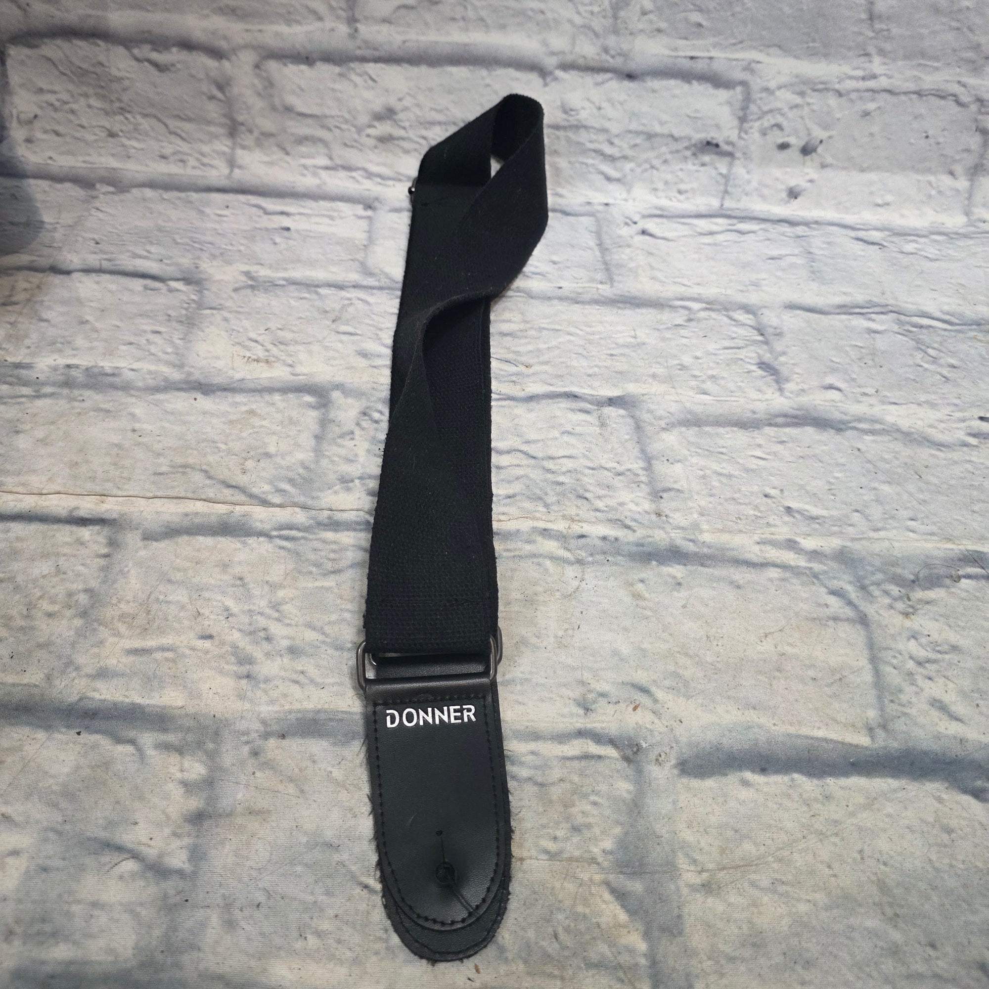 Donner Black Guitar Strap Strap