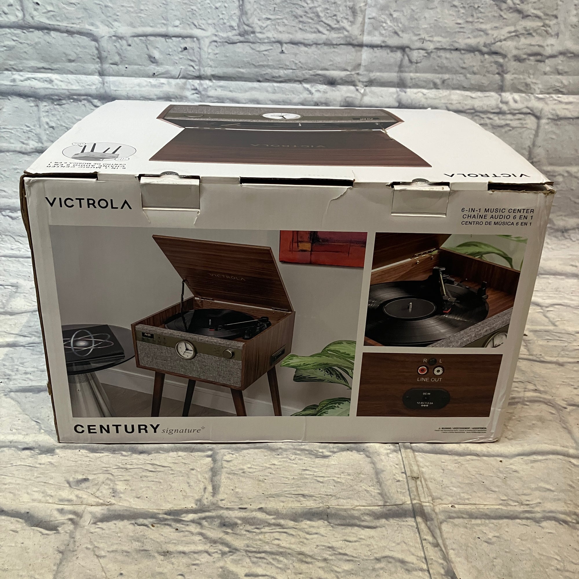 Victrola Century 6-in-1 Vinyl Record Player & Music Center