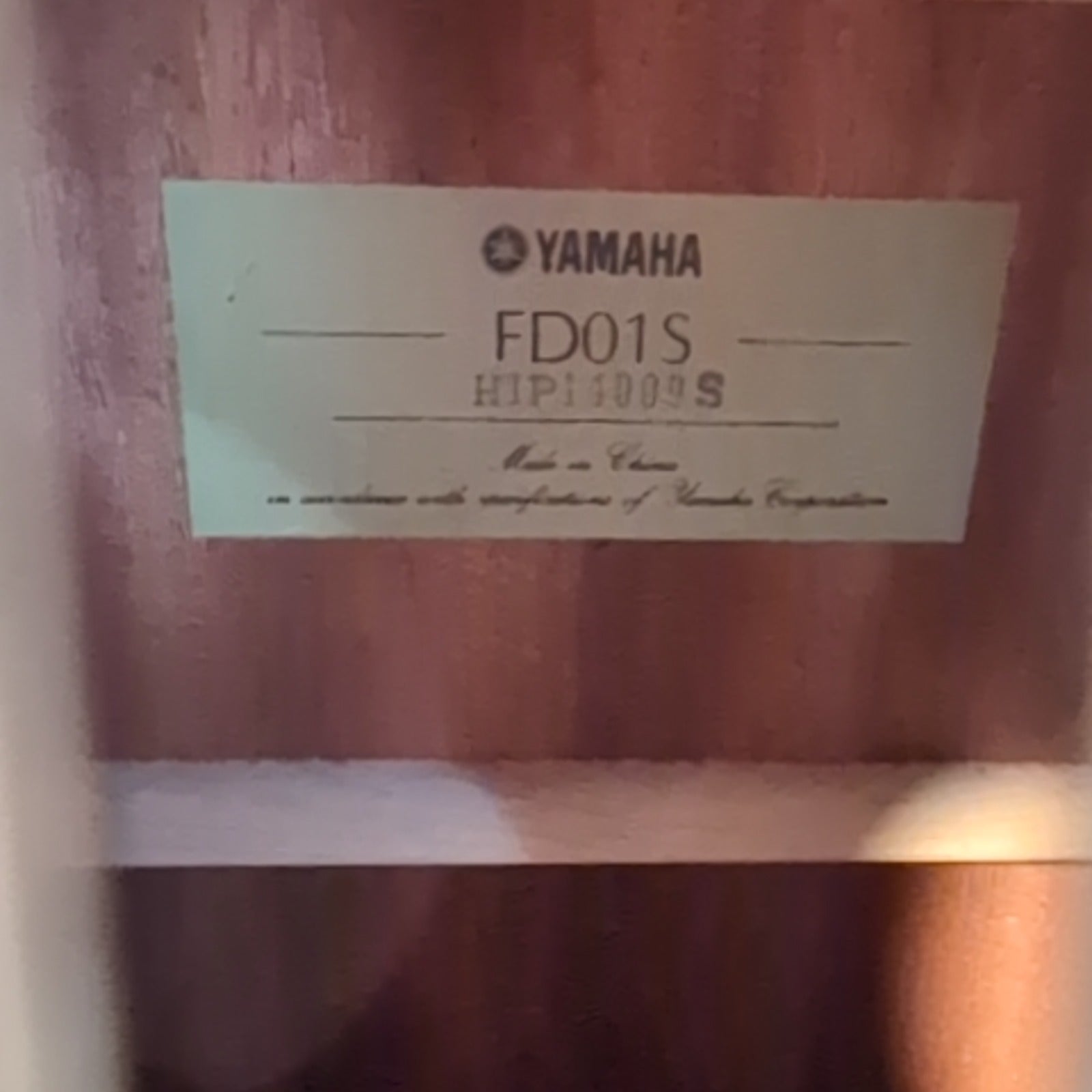 Yamaha FD01S Acoustic Guitar