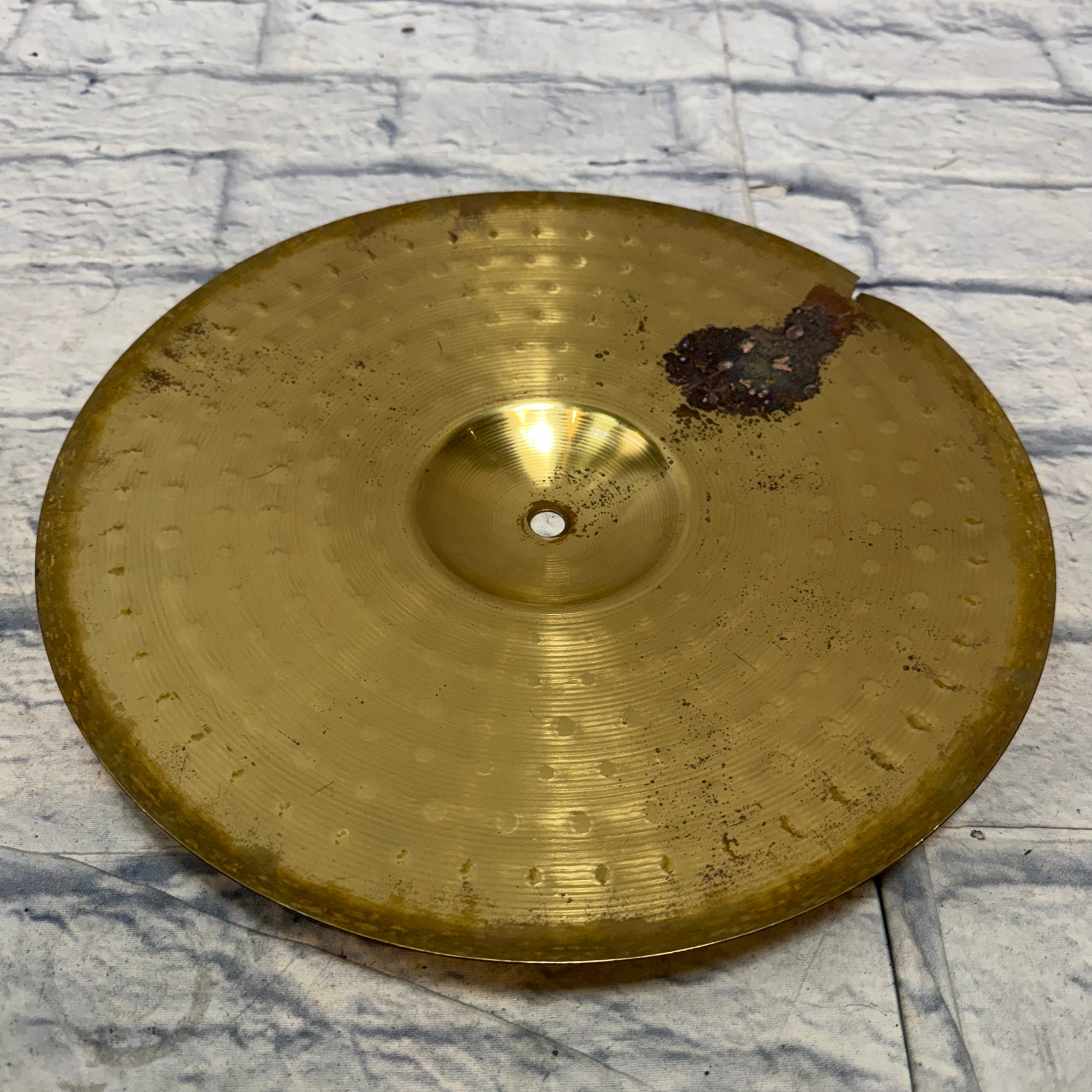 Meinl 14" High Hat TOP ONLY CRACKED Hi Hats