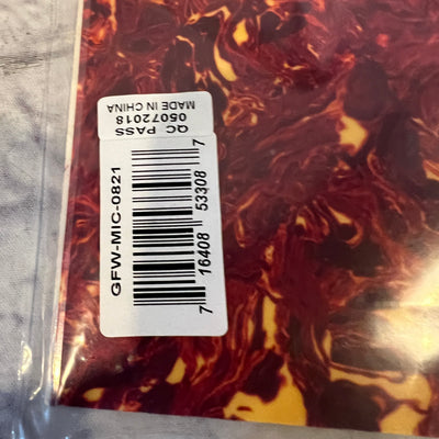 Unknown Sheet of Tortoise Acoustic Guitar Pickguard Material