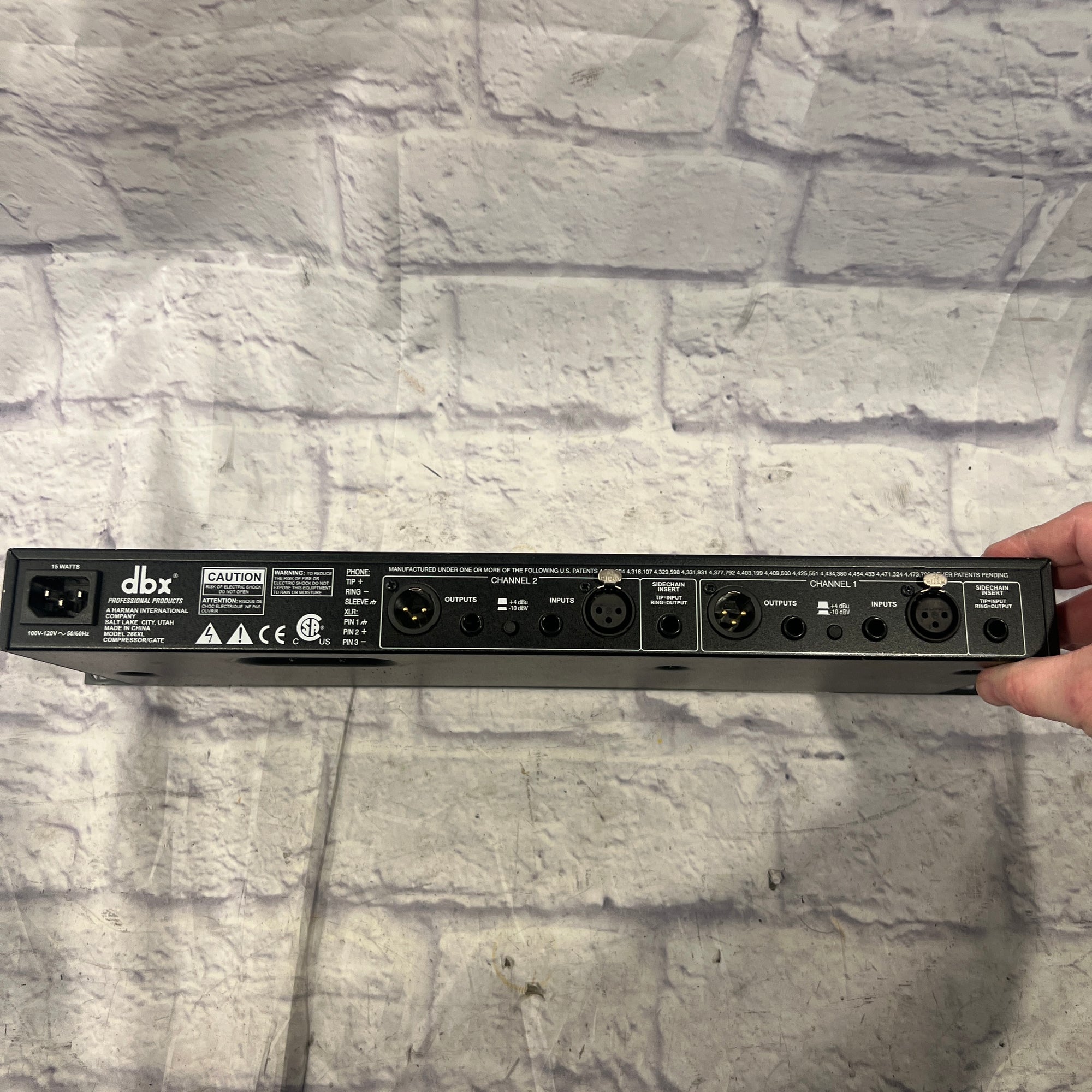 DBX 266Xl Rack Stereo Compressor Limiter
