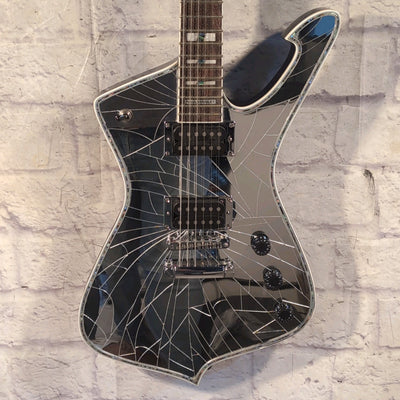 Unofficial Ibanez Paul Stanley Iceman Cracked Mirror Guitar