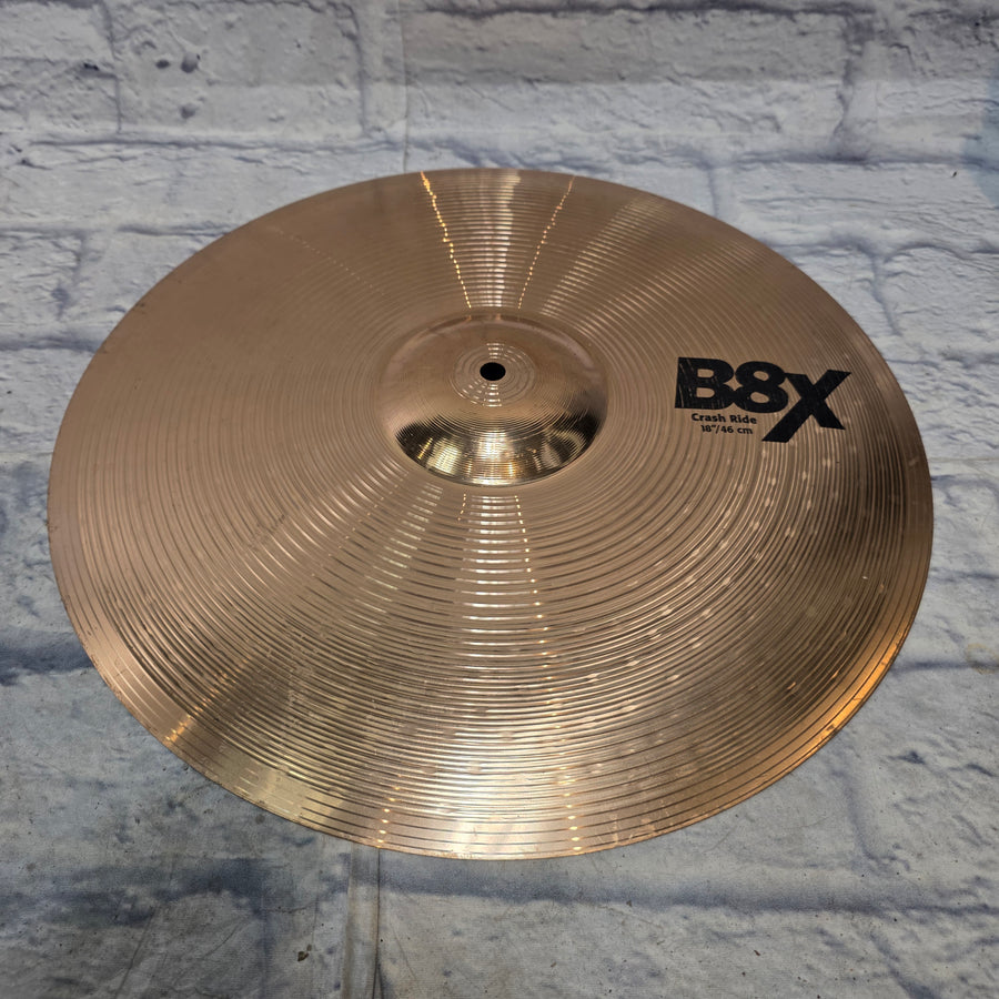 Sabian B8X Crash Ride 18" Crash Ride Cymbal