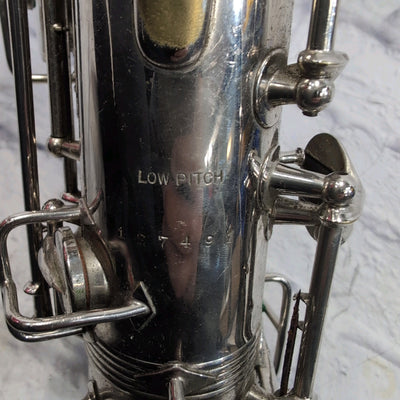 Vintage 1920s Wurlitzer American Low Pitch Saxophone