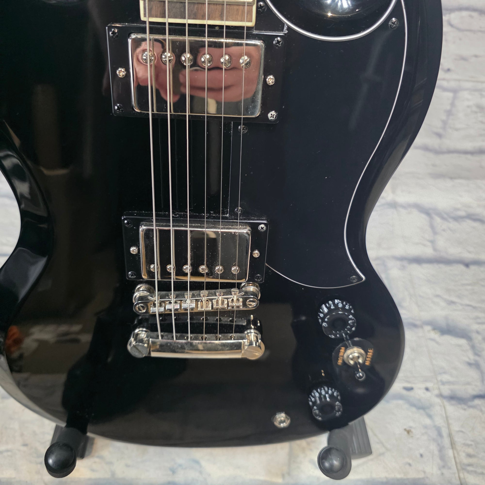 Epiphone Black SG Tribute Electric Guitar