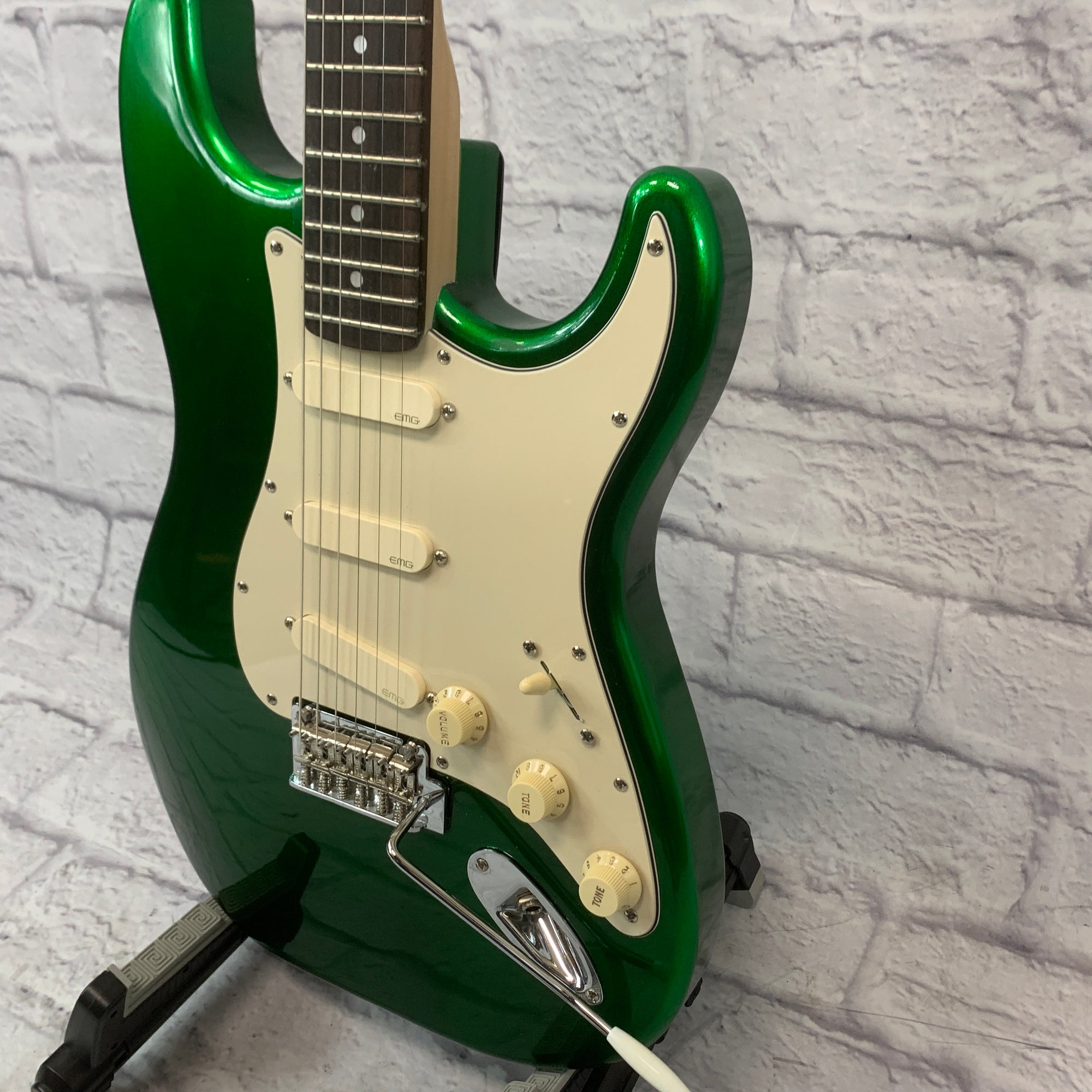 Gatto Candy Green Stratocaster with EMG