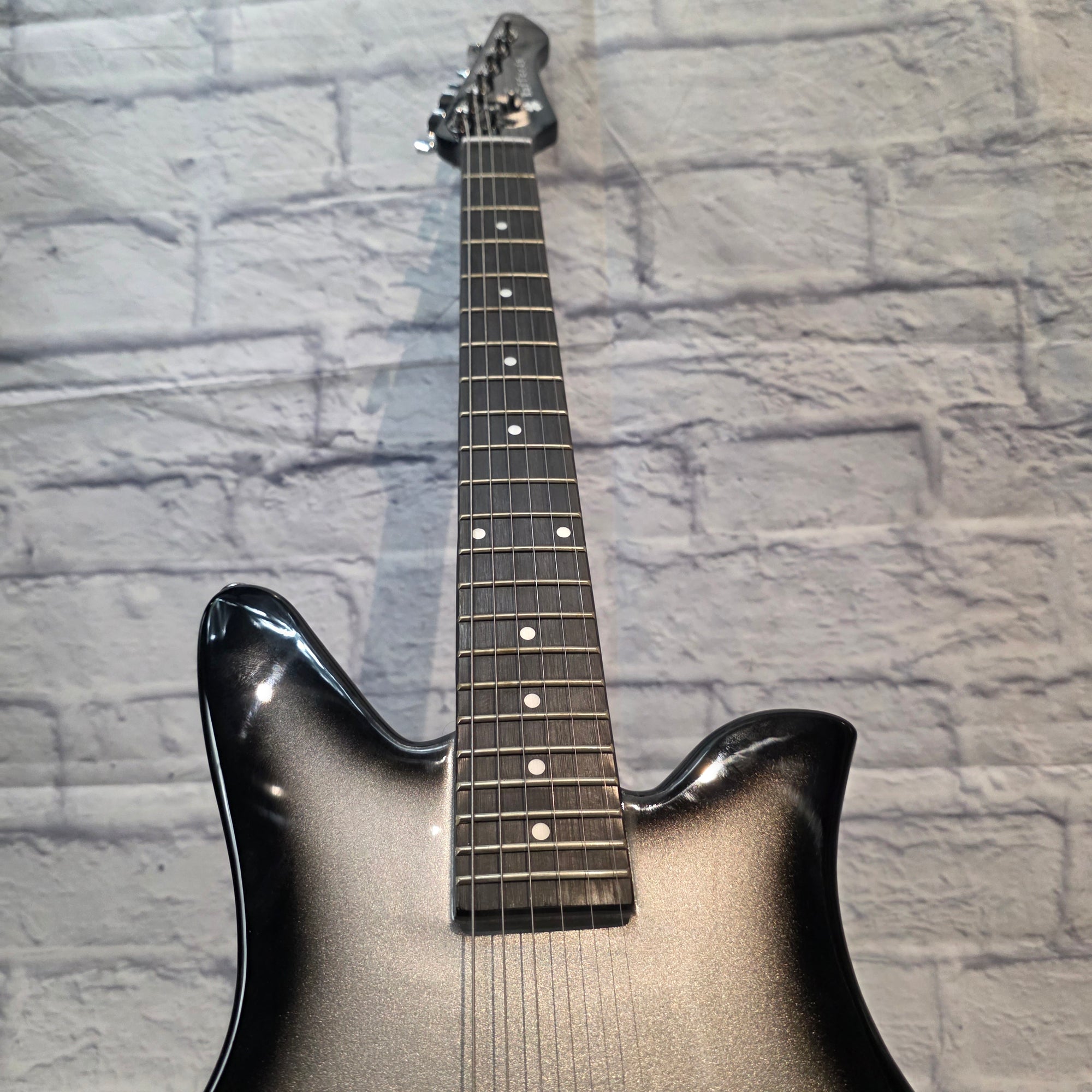 Rafferty Guitars Silver / Black Electric Guitar