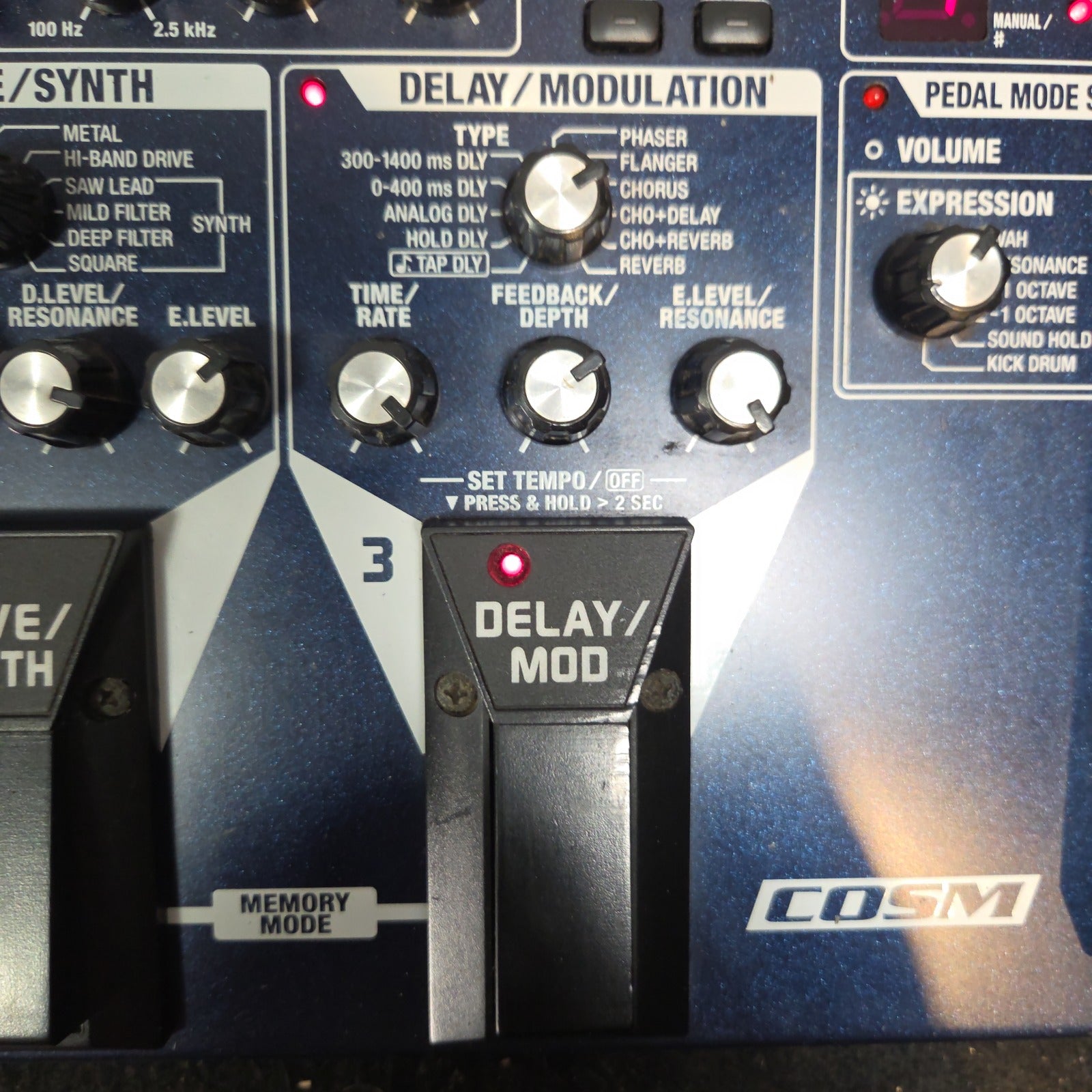 Boss ME-50B Bass Multiple Effects Effects Pedal