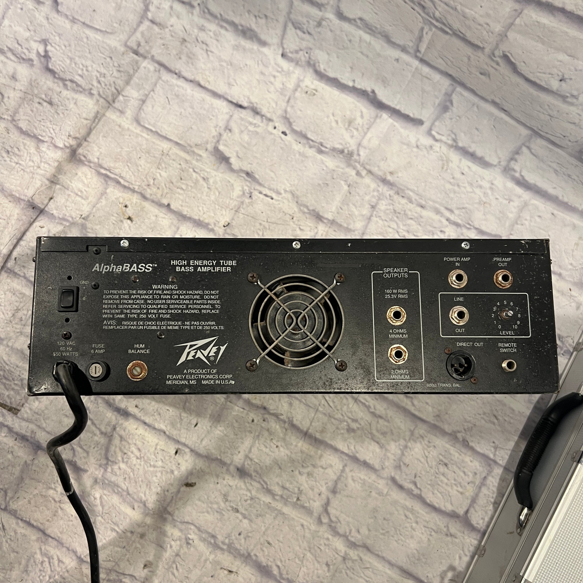Peavey Alpha Tube Bass Amp Head