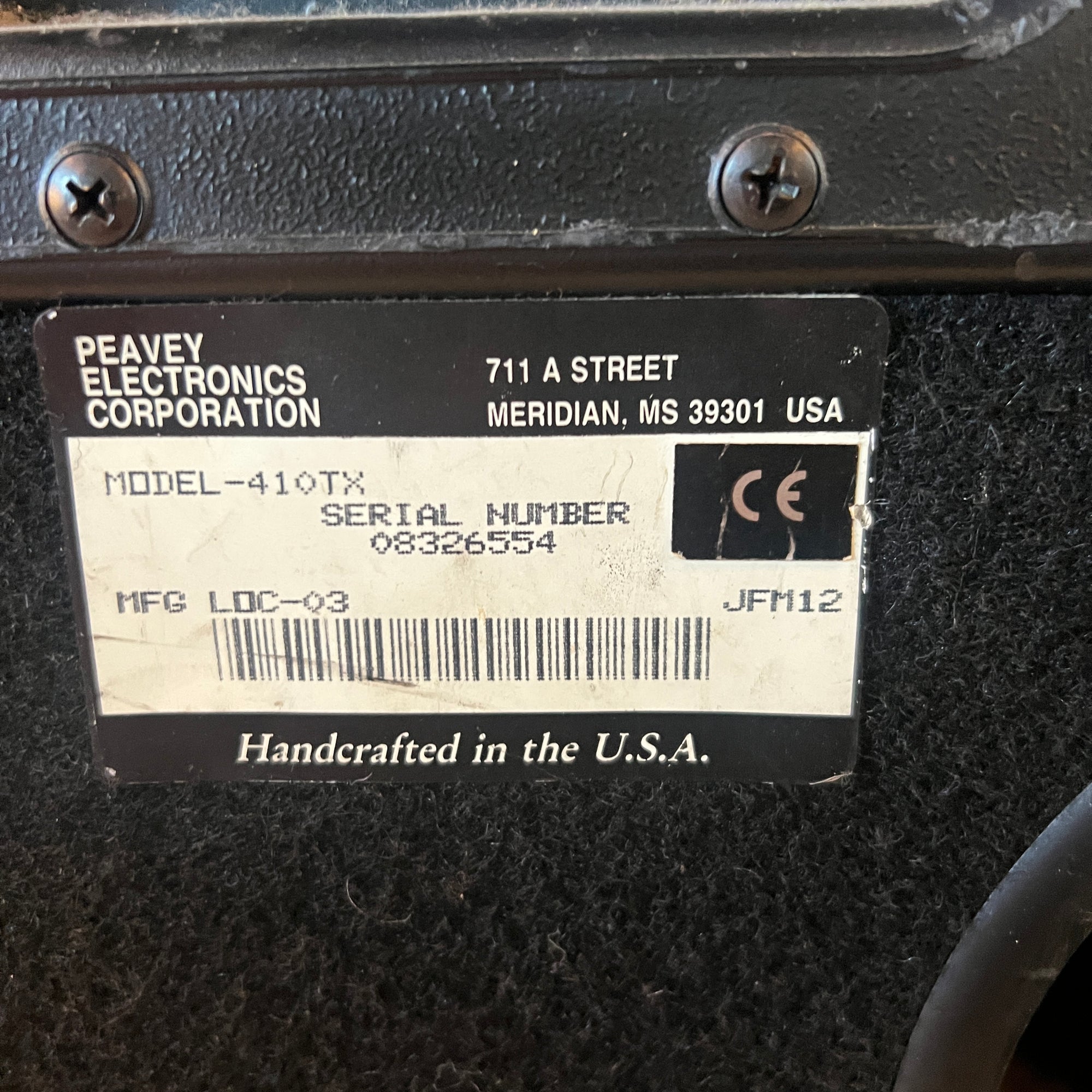 Peavey 410TX 4x10 Ported Bass Cabinet