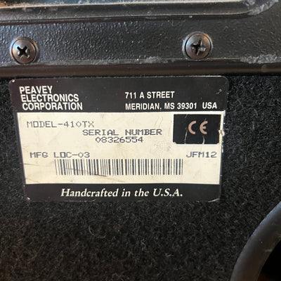 Peavey 410TX 4x10 Ported Bass Cabinet