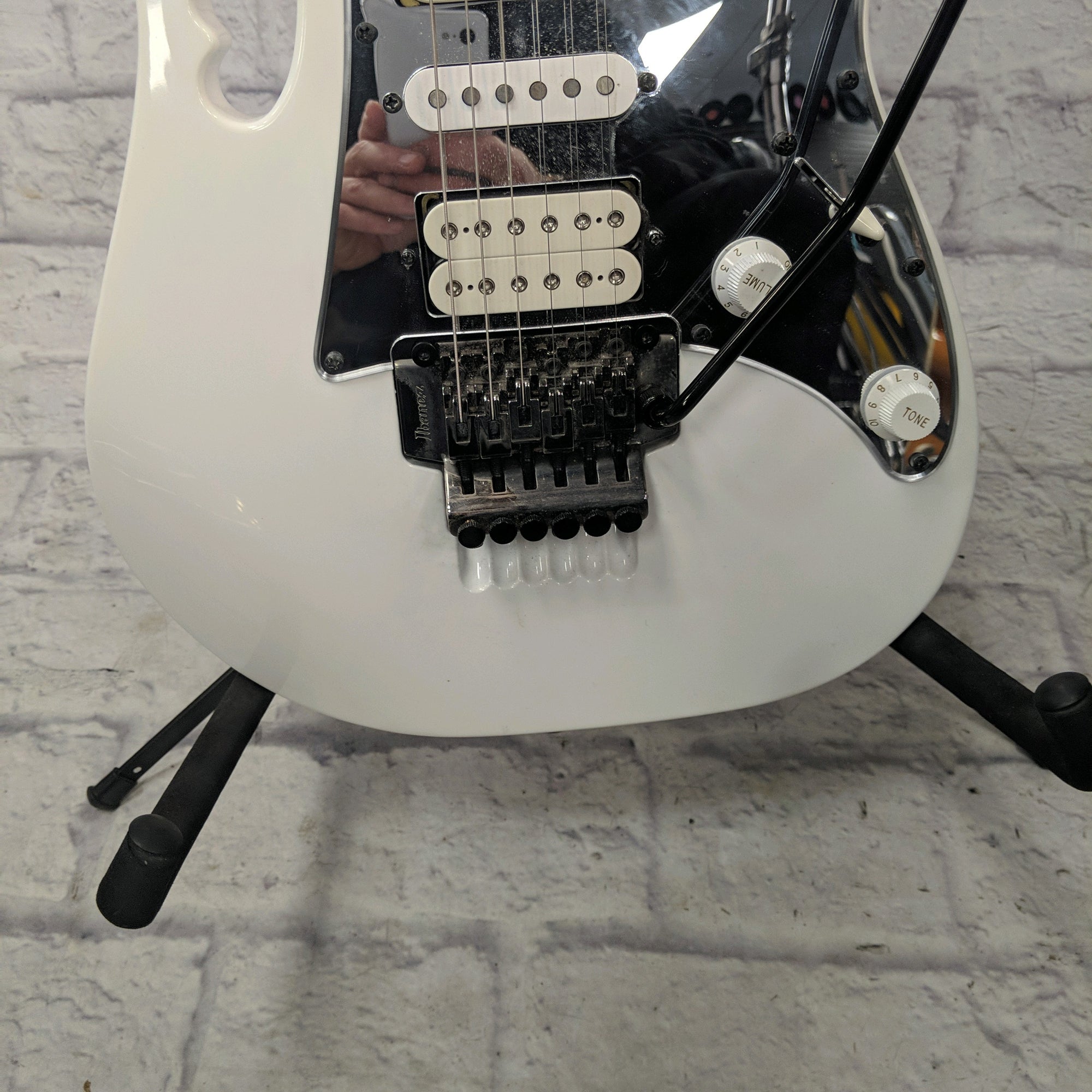 Ibanez Jem Junior White Steve Vai Electric Guitar