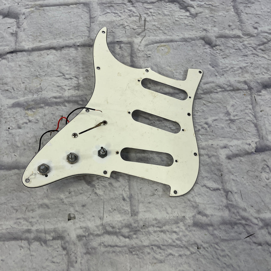 Unknown Strat Pickguard SSS w/ Pots & Switch