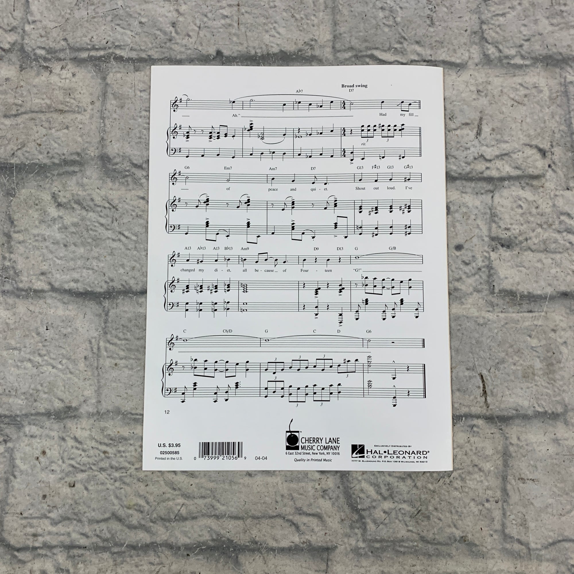 The Girl in 14G Kristen Chenoweth Piano, Vocal and Guitar