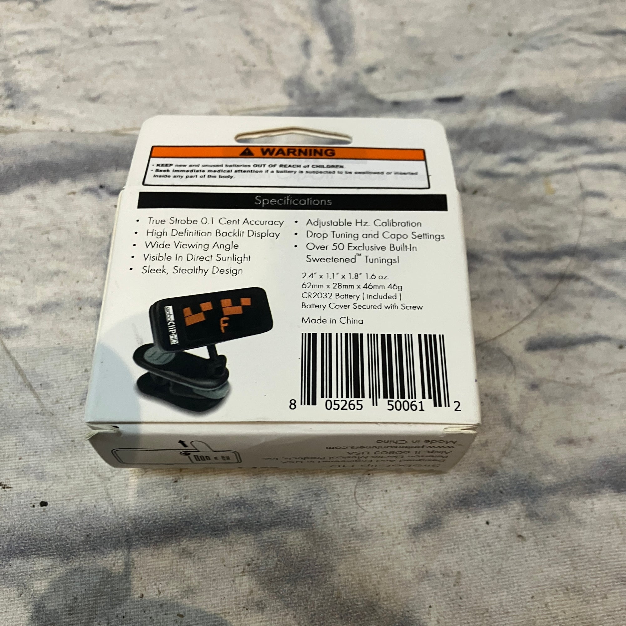 Peterson Clip-On Strobe Tuner