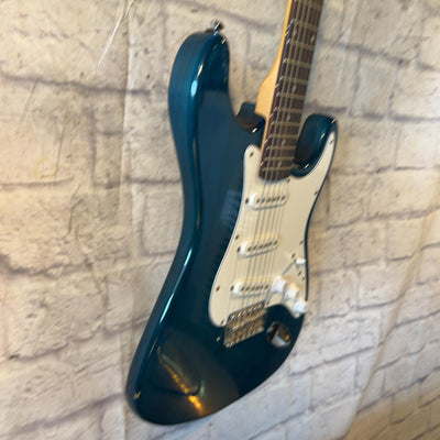 J Reynolds S Style Turquoise Electric Guitar
