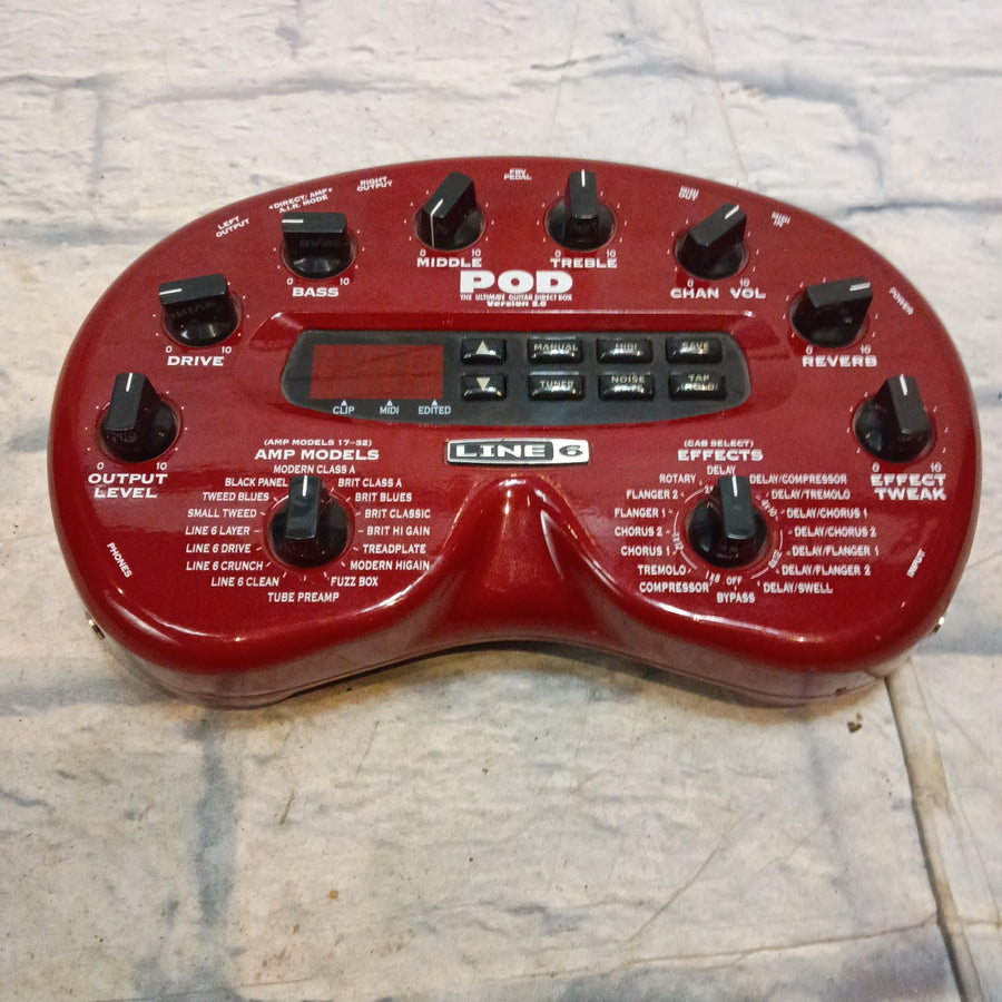 Line 6 Pod Version 2.0 Effects Pedal