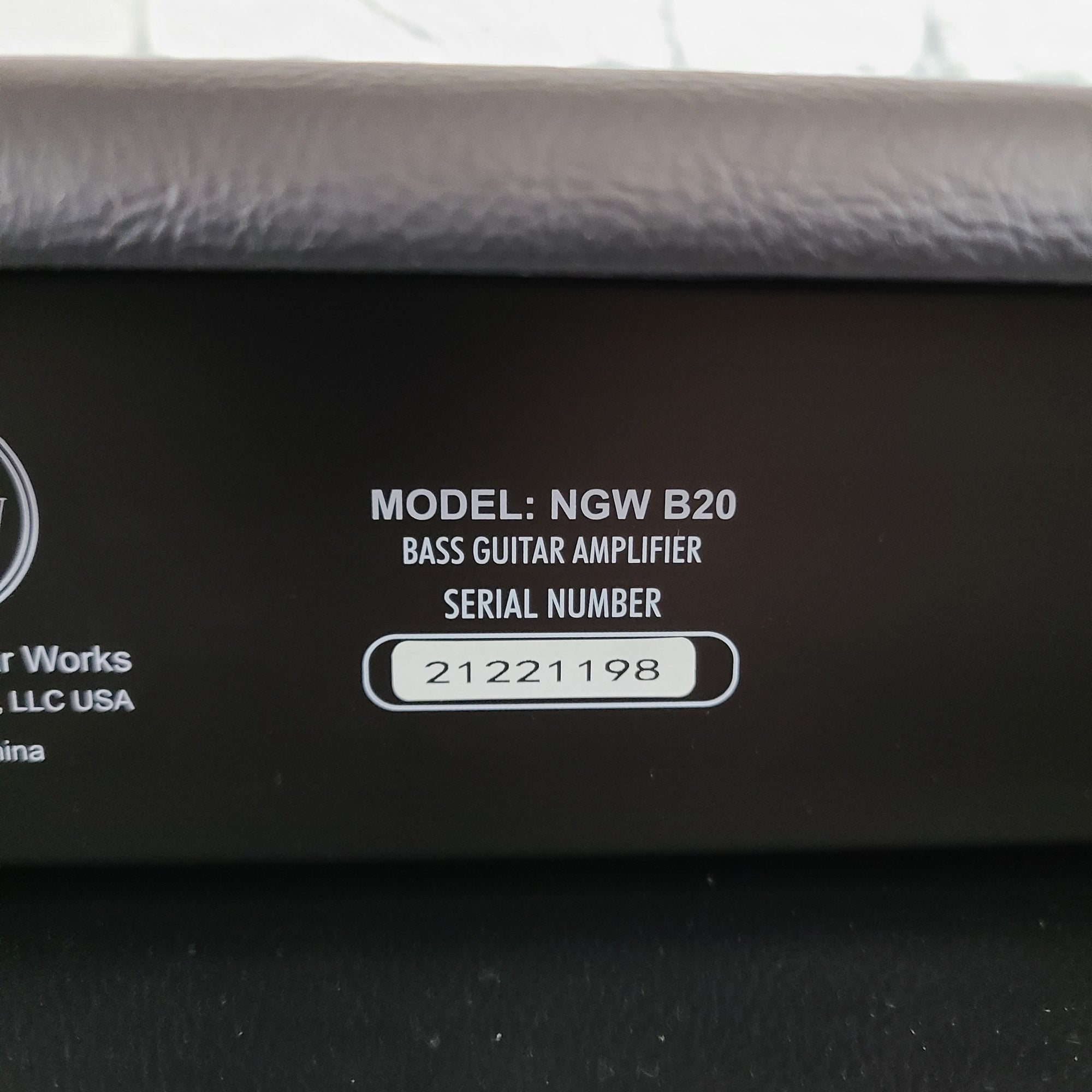 Nashville Guitar Works NGWB20 20 Watt Bass Guitar Amp