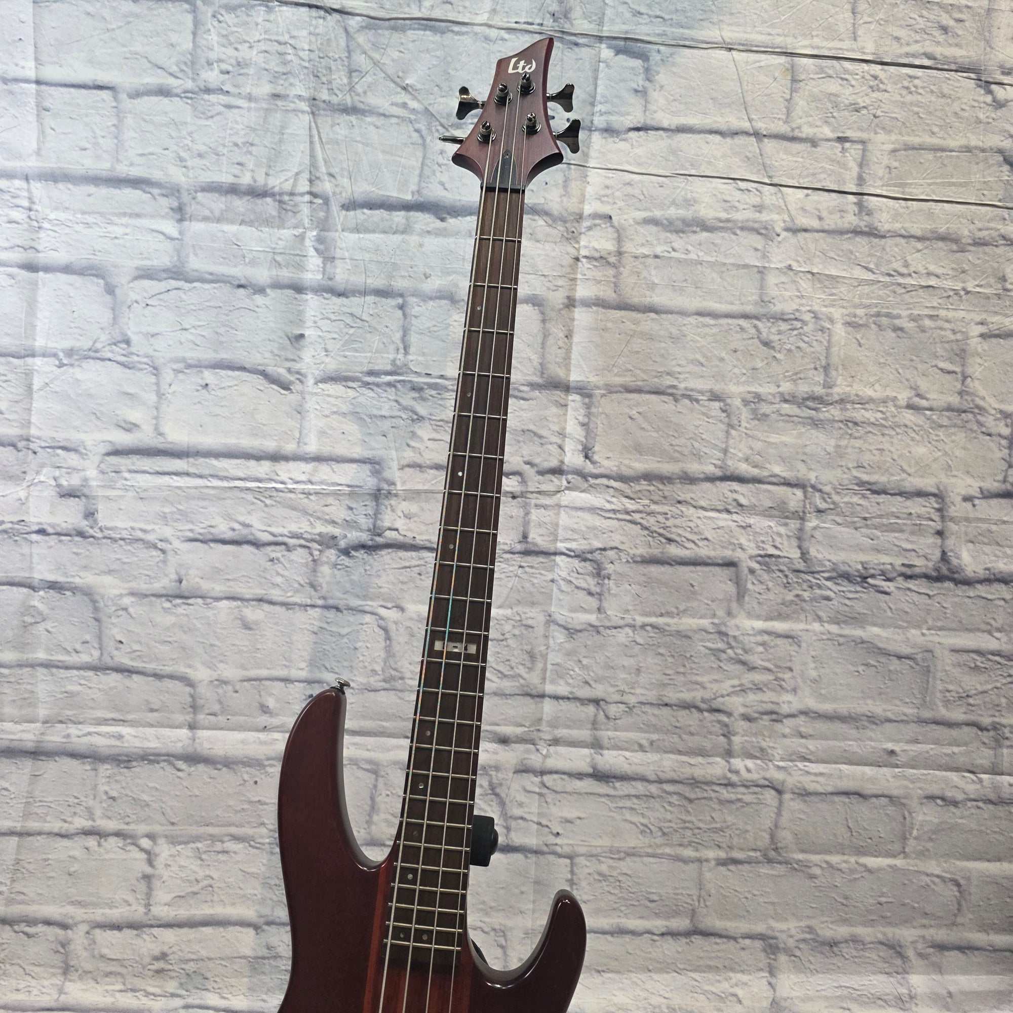 LTD LTD-4 Walnut 4 String Bass Guitar