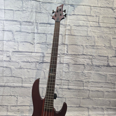 LTD LTD-4 Walnut 4 String Bass Guitar