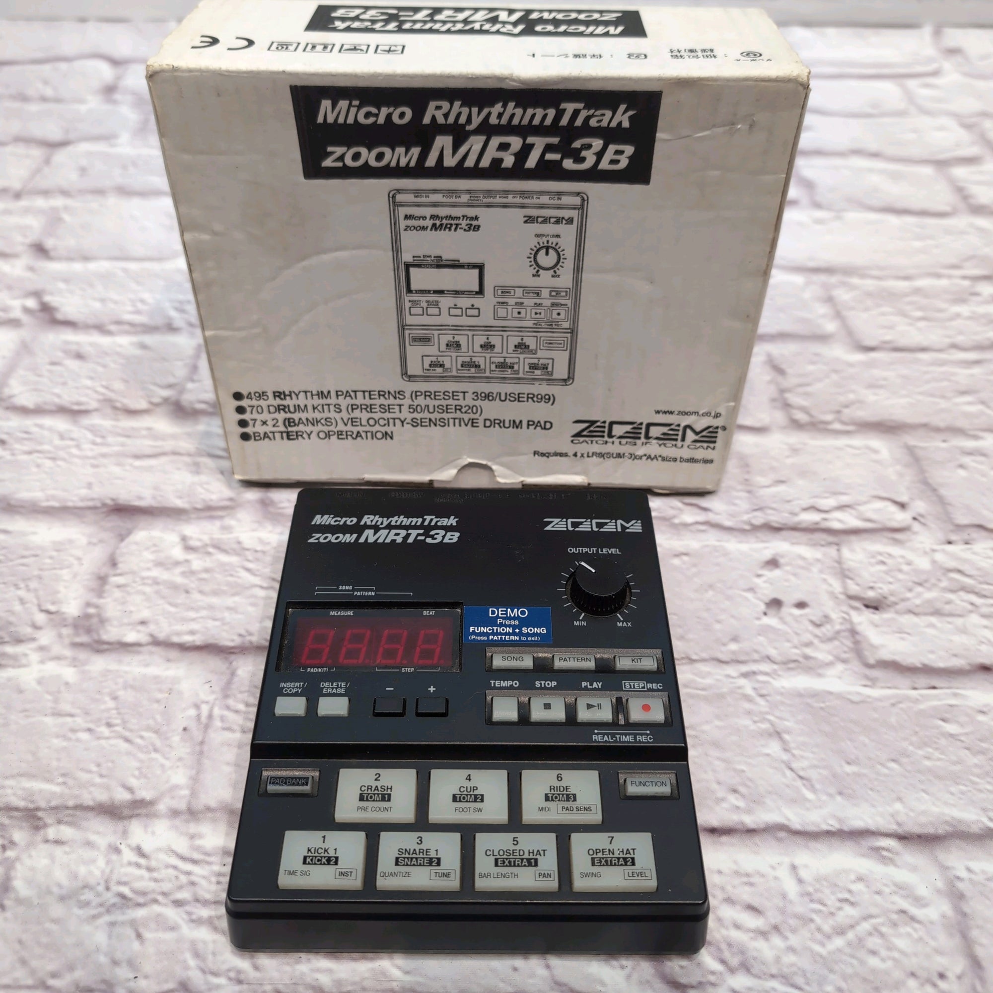 Zoom MRT-3B Micro Rhythm Track Electric Drum Machine