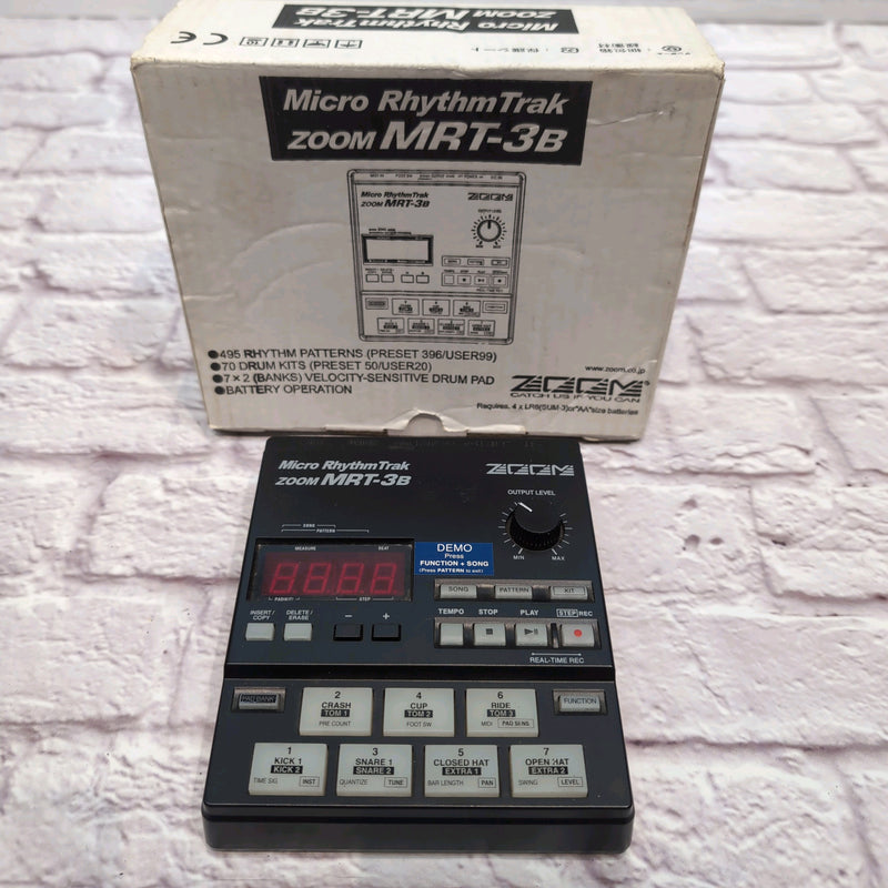 Notes Zoom Rythm Track Zoom MRT-3B Micro Rhythm Track Electric Drum Machine - Evolution Music