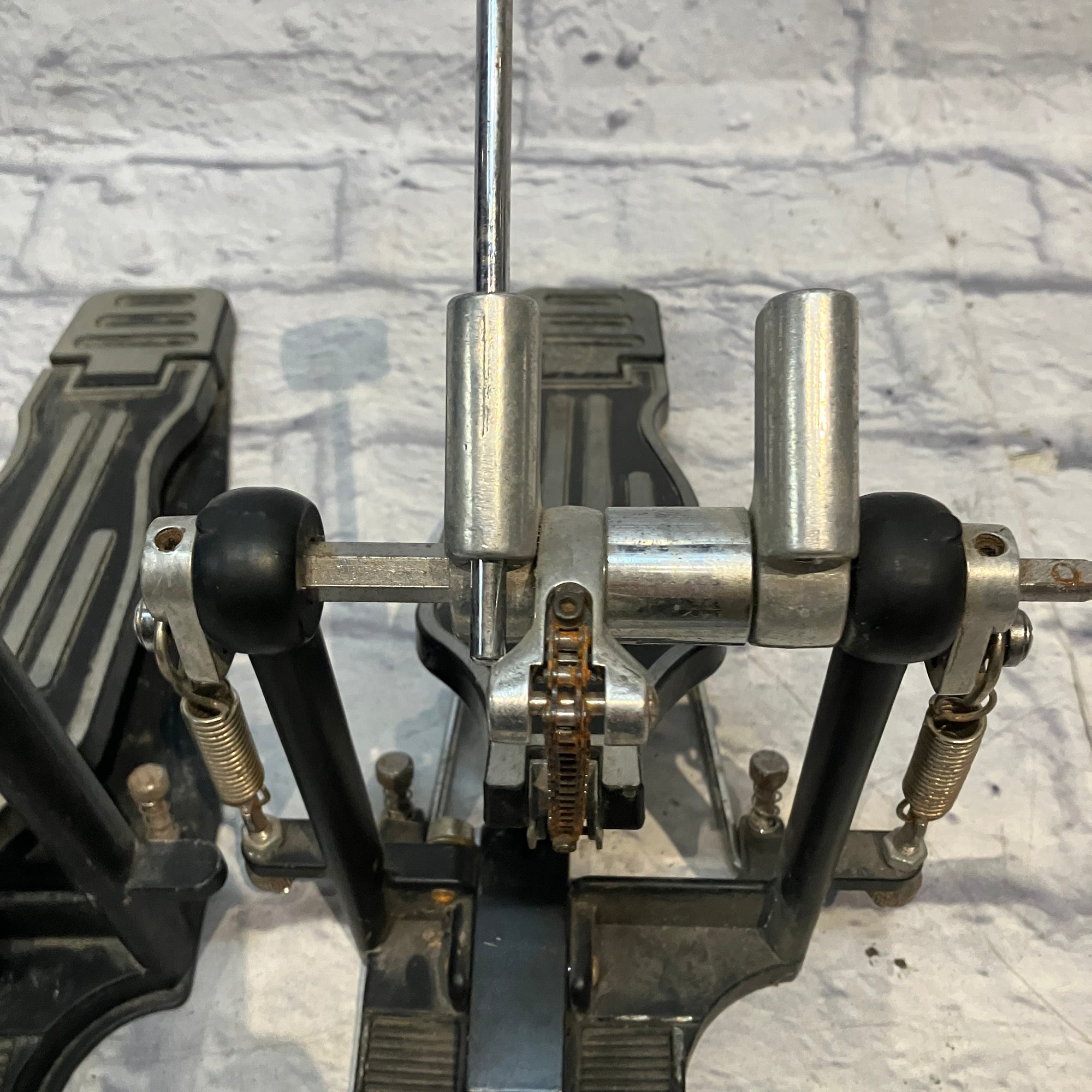 Pacific Double Kick  (as is - missing linkage arm and left beater)  Bass Drum Pedal