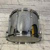 Ludwig 12x15" 8-Lug Chrome over Aluminum w/Rounded Blue Olive B/0 Badge Marching Tom