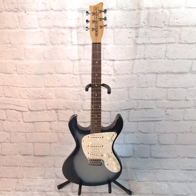 Danelectro Innuendo DanoBlaster Electric Guitar with Built in Effects - Midnight Blue Sparkle.