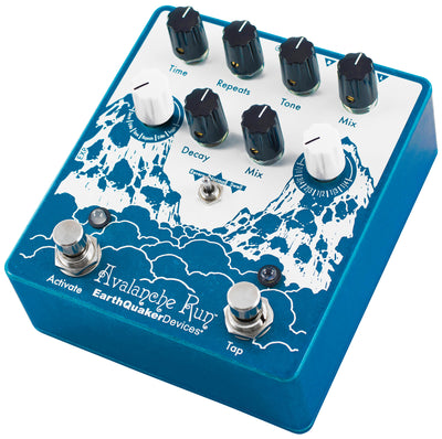 EarthQuaker Devices Avalanche Run Stereo Delay & Reverb with Tap Tempo Pedal V2