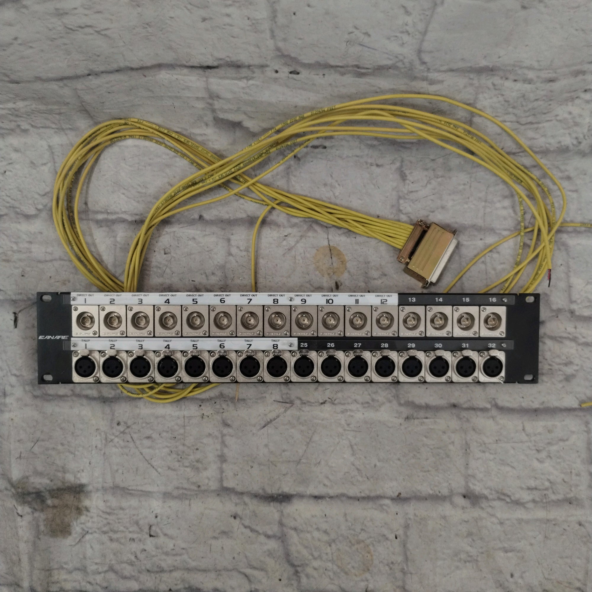 Canare SPDIF/XLR Rack Patchbay